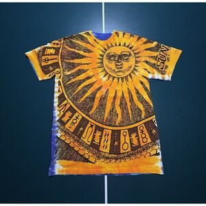 Liquid Blue Sun & Moon AOP T Shirt Medium 1992 Official Reprint‎ All Over Print